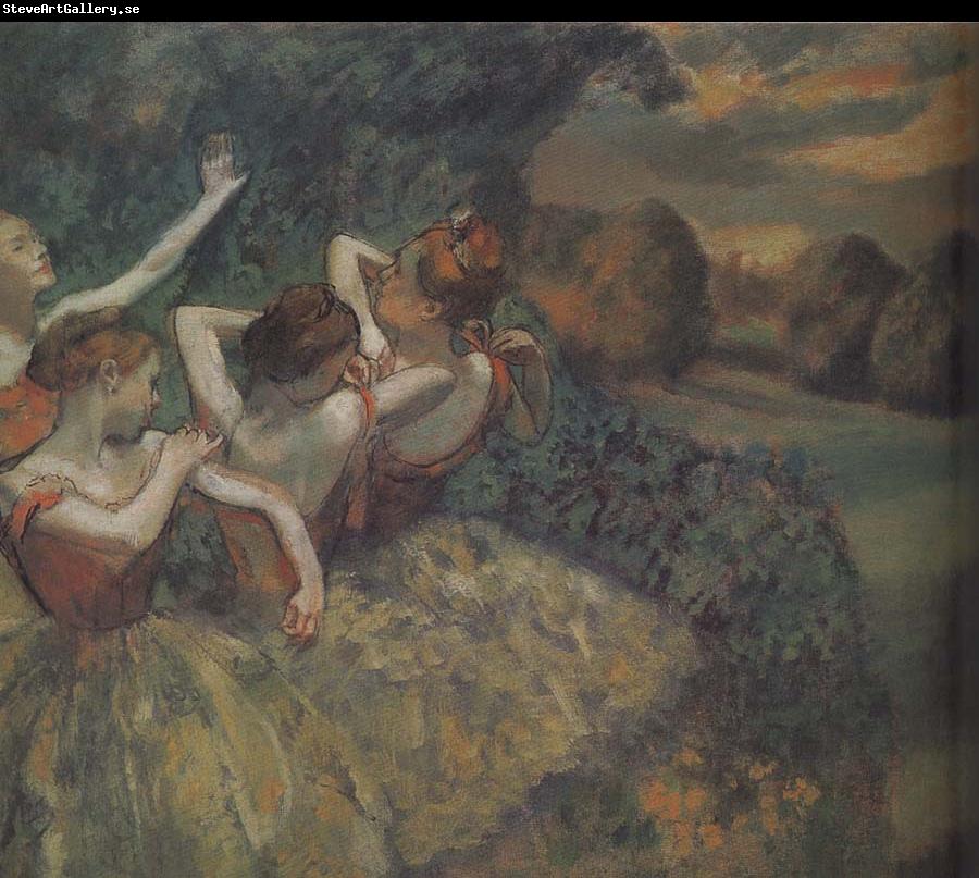 Edgar Degas Four dance